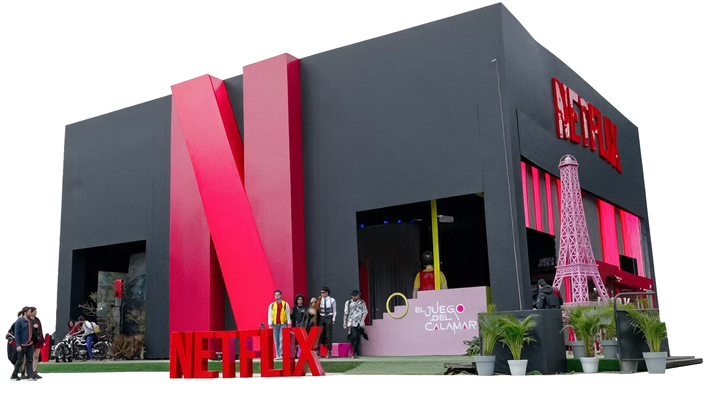 Pabellón experiencial Netflix — El Juego del Calamar